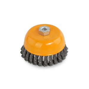 Perie de sarma tip cupa cu noduri rasucite ROTOR 125mm M14 - Img 4