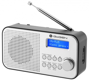 Radio portabil GoGEN DAB 300N cu tuner DAB+ si FM, 1 W, LCD , baterie 2000 mAh - Img 1