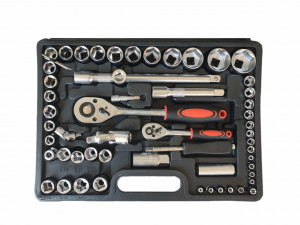 RS108 ROTOR Trusa chei tubulare 108 bucati in carcasa din plastic - Img 3