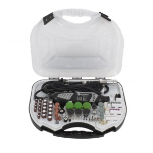Set Gravor Elprom EMG-450-211, 450 W, 30000 rpm, 211 piese Prelungitor flexibil - Img 1