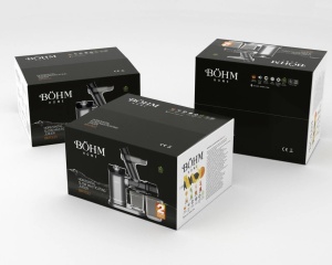 Storcător cu presare la rece pentru fructe și legume, 150 W, Material Fără BPA, BÖHM BM1533 - Img 2