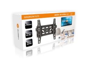 Suport TV GoGEN M, diagonala 23"-42" (58 - 106 cm), inclinare 0°-10°, 50 kg, VESA - Img 3