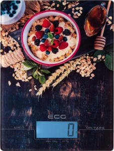Cantar digital de bucatarie ECG KV 1021 berries, 10 Kg, functie TARA, precizie 1 g, LCD - Img 3