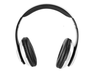 Casti audio fara fir GoGEN HBTM 41WR, Bluetooth, radioFM incorporat, microfon, alb cu rosu - Img 2
