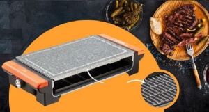 Gratar electric 2 in 1 ETA VITAL 1162, 1300 W, piatra pentru preparare lenta, termostat - Img 2