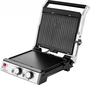 Grill si Vafe ECG KG 2033 DUO, 2000 W, 2 termostate independente - Img 3