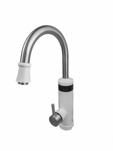 MIXXUS Electra 340-E robinet instant electric pentru apa, 3 kW din plastic si otel inoxidabil - Img 1