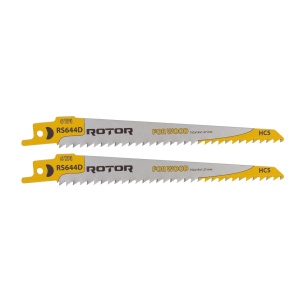 Panza fierastrau sabie pentru Lemn 152x19x1,27 mm Set 2 buc ROTOR RS644D - Img 4