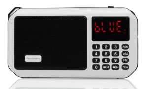 Radio portabil cu acumulator GoGEN FMP 125 BTW, FM, Bluetooth, lanterna, card micro SD, alb - Img 3
