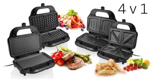 Sandwich-maker 4 in 1, ETA Sorento 3151, 900 W, otel inoxidabil, 4 tipuri de placi detasabile - Img 3