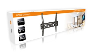 Suport TV GoGEN L, diagonala 32"-55" (81 cmc - 140 cm), inclinare 0°-10°, 50 kg, VESA - Img 2