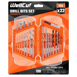 WC-DB22 Wellcut BIT SET 22PCS DRILL & SCREWDRIVER SET - Img 3
