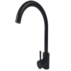 Baterie bucatarie MIXXUS SUS-011-2 BLACK din otel inoxidabil, Monocomanda, Racorduri incluse - Img 3