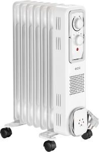 Calorifer electric cu ulei ECG OR 1570, 7 elementi, 1500 W, 3 trepte de putere - Img 2