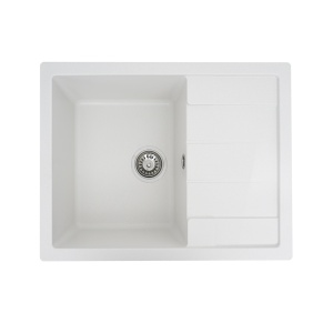 Chiuveta de bucătărie Elefant Premium Intenso , Alb 465x340 mm - Img 4