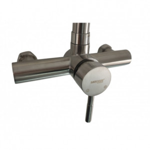 Coloana de dus Mixxus EKA-003-J, 120 cm baterie si para, monocomanda, furtun flexibil - Img 3