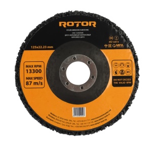 Disc abraziv pentru indepartarea vopselei din lemn si fier 125 X 22.2 TYPE CORAL granulatie 80 ROTOR - Img 2