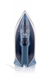 Fier de calcat Gallet Jullie FAR 806, 2200 W, 300 ml, 140 g/min, talpa ceramica, alb cu albastru - Img 3