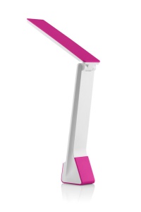Lampa de masa cu LED GoGEN LL12P, consum 4W, brat flexibil, roz - Img 2