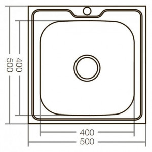 MIXXUS Z5050-08-180E chiuveta bucatarie din inox - Img 2