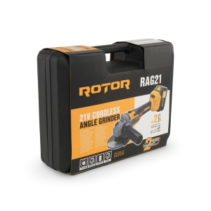Polizor unghiular pe acumulator ROTOR RAG21 21V/3 Ah,820 W ,8500 rot/min,Brushless - Img 8