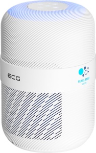 Purificator de aer ECG AP1 Compact Pearl, 30 W, Wi-Fi, 3 viteze, ionizare, aromaterapie, alb - Img 1
