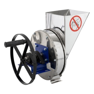 Razatoare fructe manuala, fulie atasare motor, Complet Inox Vinita, 200 kg/h - Img 6