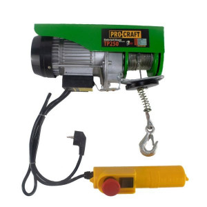 Troliu electric palan Procraft TP250, 510W, cu kit montare Greutate 250kg - Img 1