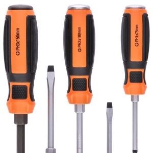 WC-SDD6U WELLCUT GO-THROUGH SCREWDRIVER NON-SLIP PRO 6 PCS - Img 2