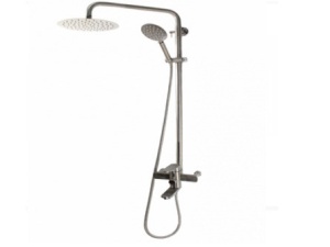 Coloana de dus Mixxus AVA-009-J, 120 cm baterie si para, monocomanda, furtun flexibil - Img 5