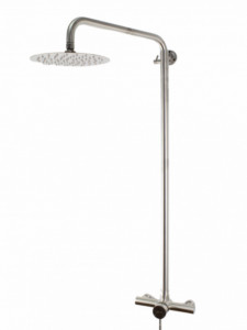 Coloana de dus Mixxus EKA-003-J, 120 cm baterie si para, monocomanda, furtun flexibil - Img 4