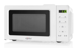 Cuptor cu microunde Gallet FMOE205W alb, 700 W, 20 litri, 6 programe, 10 niveluri de putere, timer - Img 1
