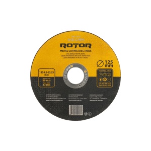 Disc abraziv pentru metal+inox ROTOR 125*1,2*22,23 - Img 3
