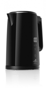 Fierbator electric ETA Emma 5595 90000, 2200 W, 1.5 L, pereti dubli, 40 - 100 ° C, afisaj LED, negru - Img 2