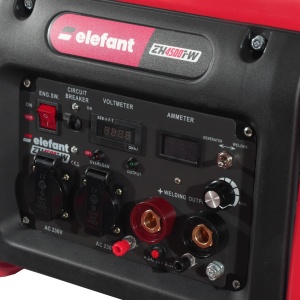Generator invertor cu sudură ELEFANT ZH4500i-W, Iesire curent 3,3 kW, Siguranta de pornire, Indicator de benzina, Invertor de sudura incorporat - Img 3
