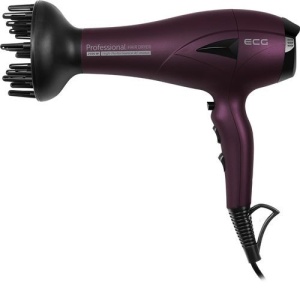 Uscator de par ECG VV 3121 Professional cu ionizare, 2100 W, 2 viteze, 3 setari de temperatura - Img 2