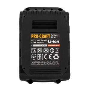 Acumulator PROCRAFT 20V 4Ah - Img 6