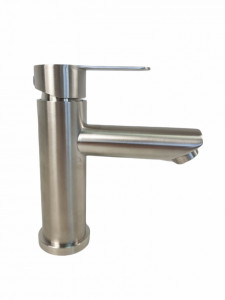 Baterie lavoar MIXXUS PAX-001 din otel inoxidabil, Monocomanda, Racorduri incluse - Img 1