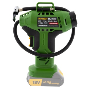 Compresor auto cu acumulator PROCRAFT LK20 , 12L/ min, 18 V, 3200 RPM - Img 7
