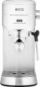 Espressor manual ECG ESP 20501, 1450 W,1.25 L, 20 bar, capsule Nespresso, PAD-uri, dispozitiv spumare, otel inoxidabil - Img 2