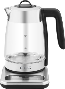 Fierbator electric cu infuzor pentru ceai ECG RK 1891 INFUSO, 1,8 L, 2200W, otel inoxidabil si sticla - Img 2