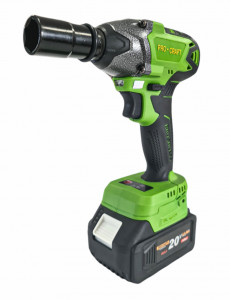 Masina de insurubat cu acumulator, cu impact Procraft PWA20 20V, 4 Ah, 2200 rotatii, 350 Nm - Img 2
