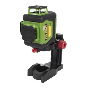 Nivela Laser Procraft LE-3G, de perete, 360 grade, 12 linii verzi Suport cutie pastrare - Img 5