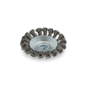 Perie de sarma conica cu noduri ROTOR 100mm M14 - Img 5