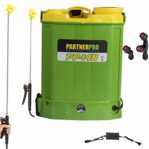 Pompa de stropit cu acumulator 14L, PARTNERPRO PP14B - Img 1