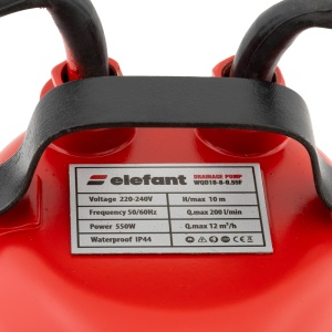 Pompa drenaj Elefant WQCD10-10-0.75F, 1 CP, 200 L/min, 10 metri Tocator - Img 8