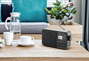 Radio portabil GoGEN DAB 500 BTC cu tuner DAB+ si FM, 1W, Bluetooth, LCD color, baterie 2000 mAh - Img 2