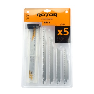 Set 5 Panze fierastrau sabie pentru Lemn/Metal ROTOR RSS2 - Img 2