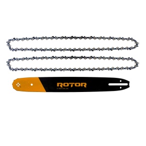 SET LAMA 16"+ 2xLANT .325 T64 PINTENTI 32 DINTI ROTOR - Img 3