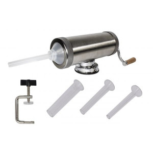 Aparat de umplut Carnati Elefant KY-2005S, 2.5 kg, INOX ALIMENTAR, Orizontal 3 palnii - Img 1